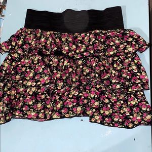 Floral Mini skirt